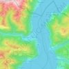 Topografische Karte Cannobio, Reliefkarte, Höhenkarte