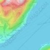Topografische Karte Ghiffa, Reliefkarte, Höhenkarte
