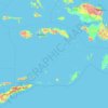 Topografische Karte Molukken, Höhe, Relief