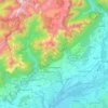 Topografische Karte Cesiomaggiore, Reliefkarte, Höhenkarte