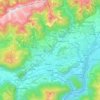 Topografische Karte Feltre, Reliefkarte, Höhenkarte