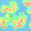 Topografische Karte Suemez Island, Höhe, Relief