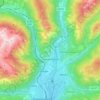 Topografische Karte Crevoladossola, Reliefkarte, Höhenkarte