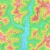 Topografische Karte Longarone, Reliefkarte, Höhenkarte